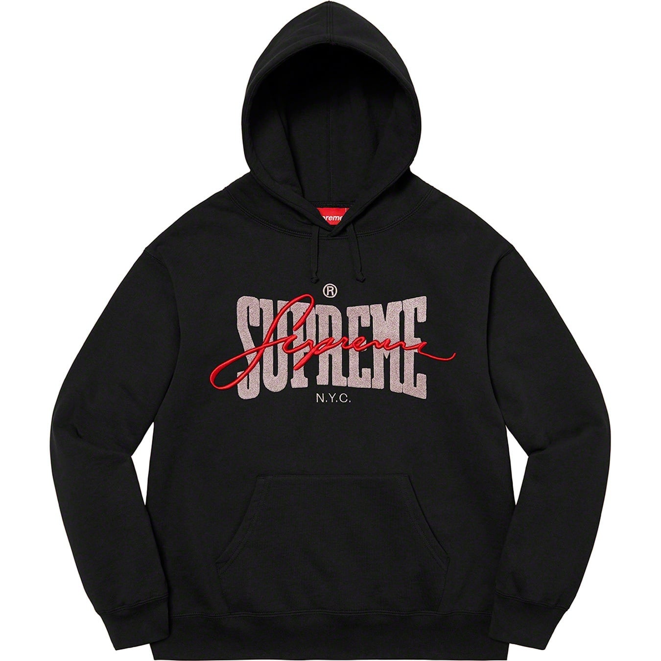 Embroidered Chenille Hooded Sweatshirt view 10